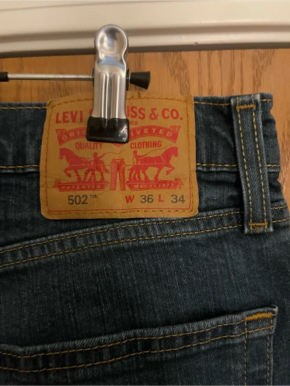 Levi's Men’s Indigo Straight Jeans